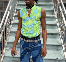 Load image into Gallery viewer, BLACK COOCHIE MATTER BIKER TOP
