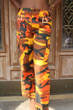 Load image into Gallery viewer, Orange camo pants
