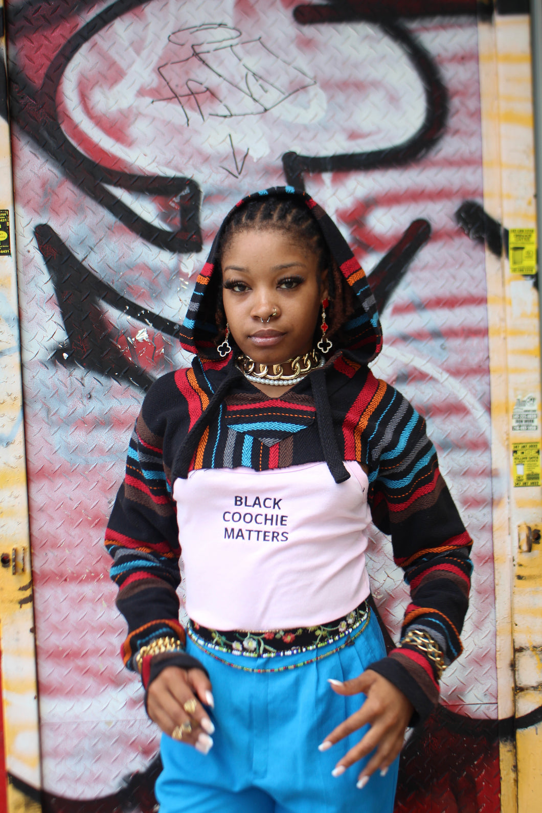 Raga cropped hoodie